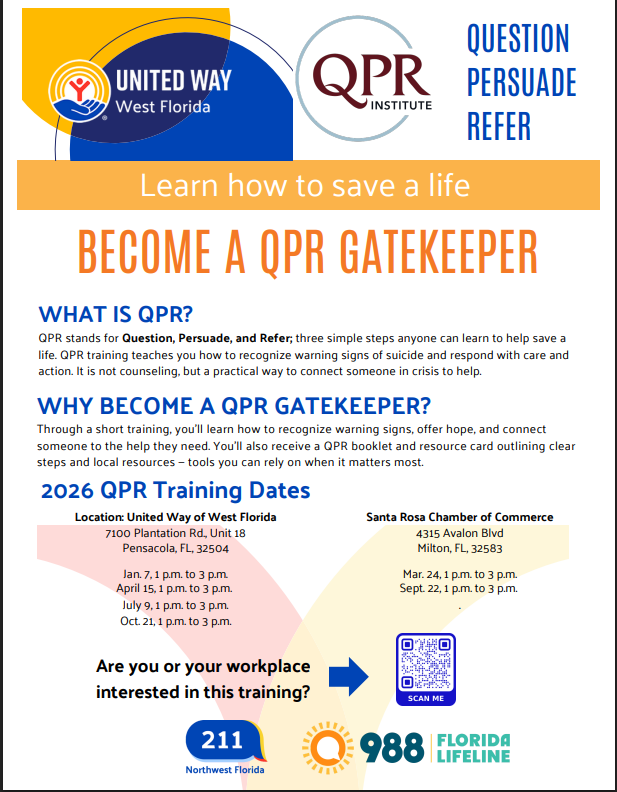 QPR Training Flyer