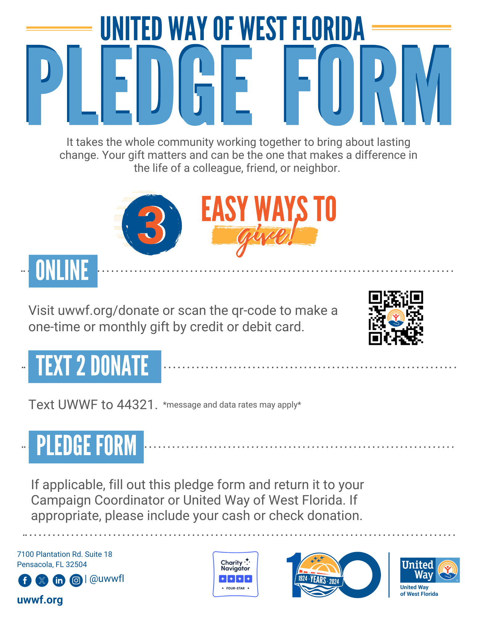 2024 Pledge Form