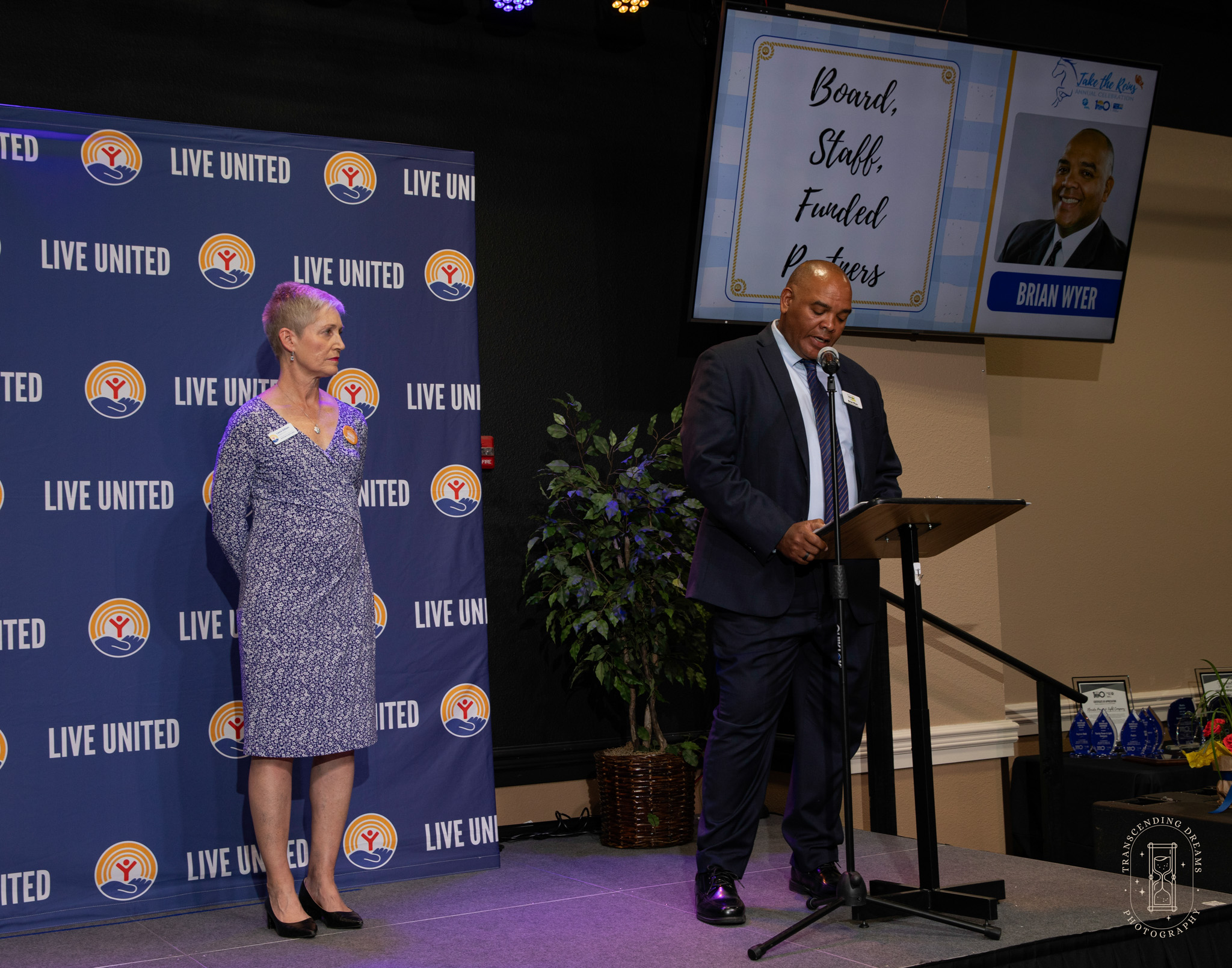 Brian Wyer, United Way of West Florida Board Chair speaking