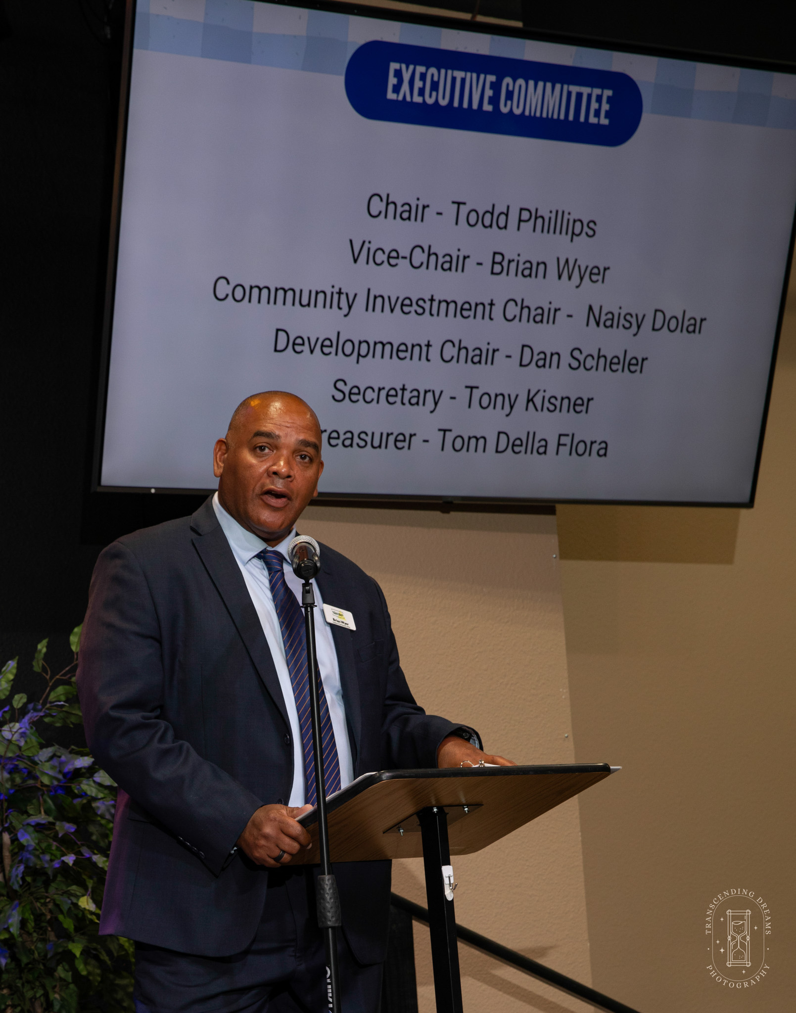 Brian Wyer, United Way of West Florida Board Chair speaking